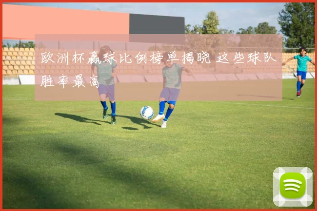 欧洲杯赢球比例榜单揭晓 这些球队胜率最高